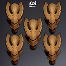 Dread Reavers Type 1 - Miniature Heads - Only-Games