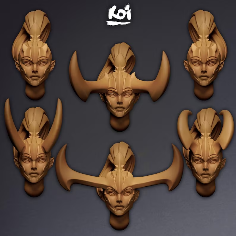 Painmaidens - Miniature Heads - Only-Games