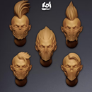 Corsairs - Miniature Heads - Only-Games