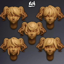 Apprentices - Miniature Heads - Only-Games