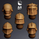 Crusaders - Miniature Heads - Only-Games