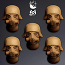 Black Lungs Brigade Type 1 - Miniature Heads - Only-Games