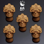Enforcers Type 3 - Miniature Heads - Only-Games