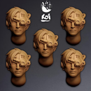 Enforcers Type 7 - Miniature Heads - Only-Games