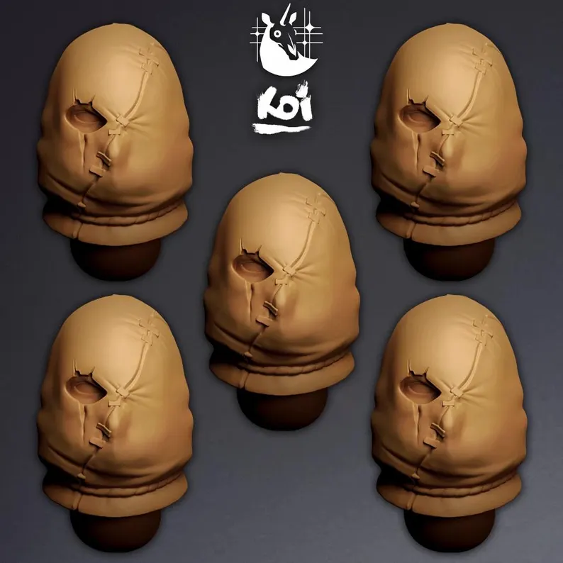Iron Gallows Type 3 - Miniature Heads - Only-Games