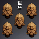 Ebonthorn Drakhuls Type 1 - Miniature Heads - Only-Games