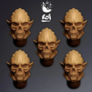 Ebonthorn Drakhuls Type 2 - Miniature Heads - Only-Games