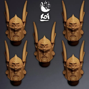 Ebonthorn Drakhuls Type 5 - Miniature Heads - Only-Games
