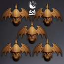 Ebonthorn Drakhuls Type 6 - Miniature Heads - Only-Games