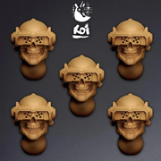 Techno Priests Type 6 - Miniature Heads - Only-Games