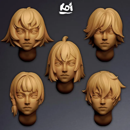 Freya's Chosen - Miniature Heads - Only-Games