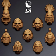 Aeternum Pridemarchs - Miniature Heads - Only-Games
