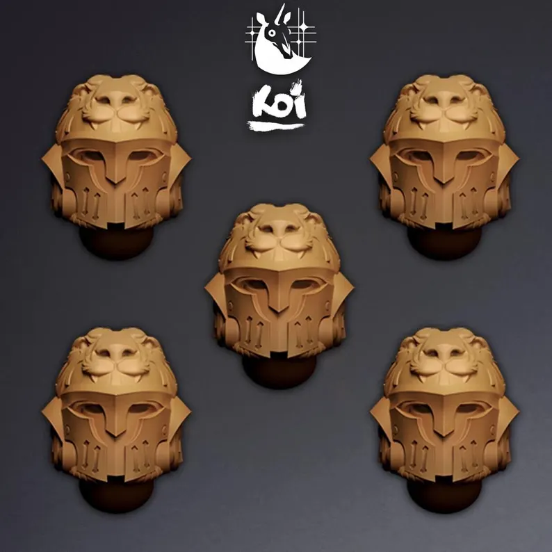 Aeternum Pridemarchs Type 2 - Miniature Heads - Only-Games