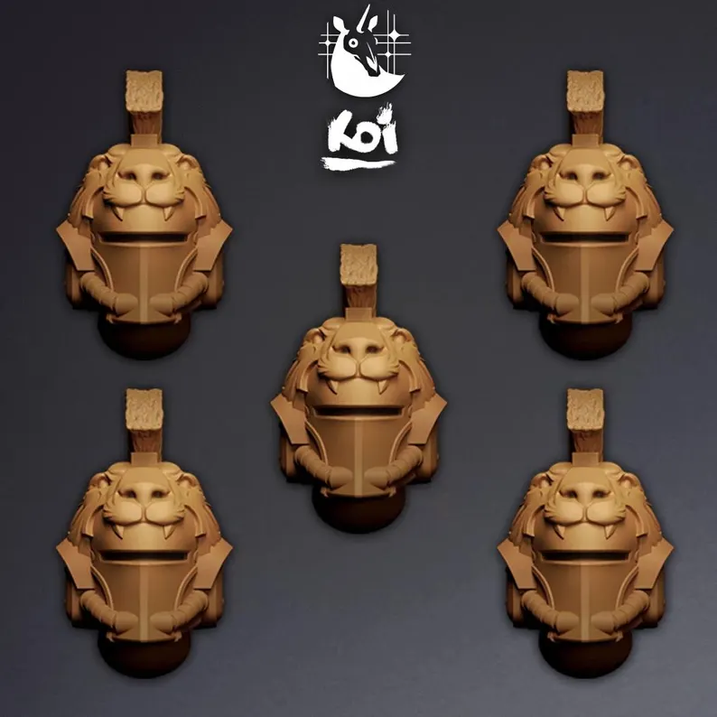 Aeternum Pridemarchs Type 6 - Miniature Heads - Only-Games