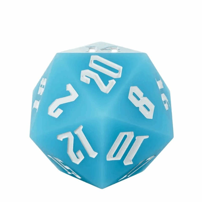 Jester's Bounce | 55mm Luminous D20 Silicone | Blue - Only-Games