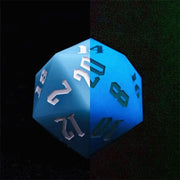 Jester's Bounce | 55mm Luminous D20 Silicone | Blue - Only-Games