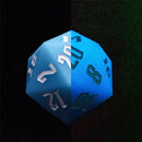 Jester's Bounce | 55mm Luminous D20 Silicone | Blue - Only-Games