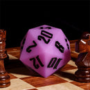 Jester's Bounce | 55mm Luminous D20 Silicone | Purple - Only-Games