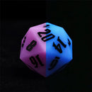 Jester's Bounce | 55mm Luminous D20 Silicone | Purple - Only-Games