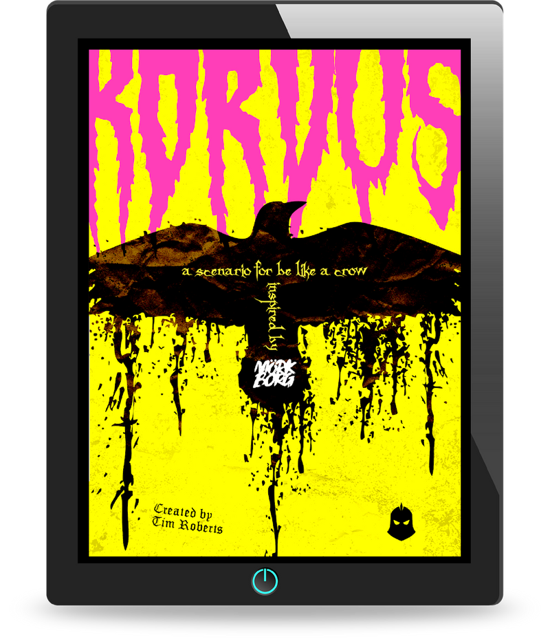 Korvus- a Mörk Borg inspired expansion for Be Like A Crow - Only-Games