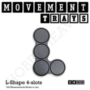 28mm Movement Trays for Tabletop Games | Wargaming | Full Range - Only-Games