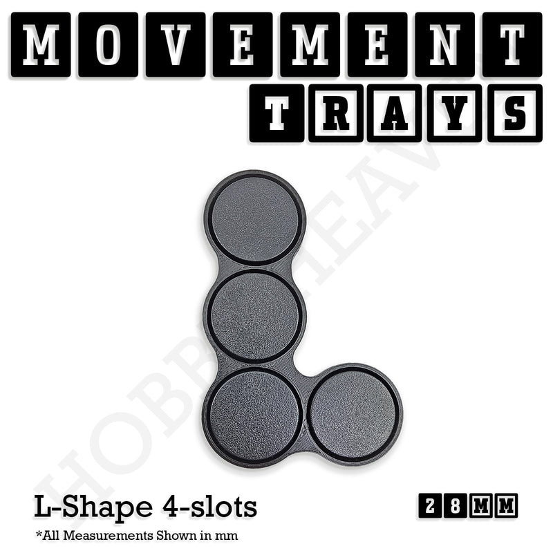 28mm Movement Trays for Tabletop Games | Wargaming | Full Range - Only-Games