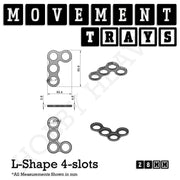 28mm Movement Trays for Tabletop Games | Wargaming | Full Range - Only-Games