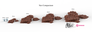 Lava Pools - 3DHexes Wargaming Terrain Scatter D&D DnD - Only-Games