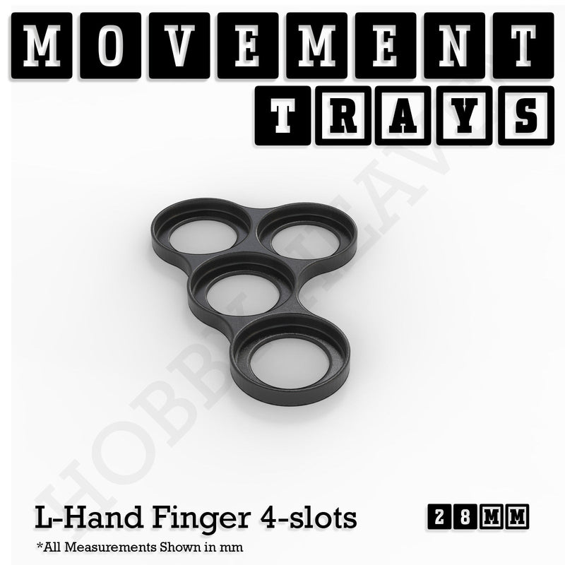 28mm Movement Trays for Tabletop Games | Wargaming | Full Range - Only-Games