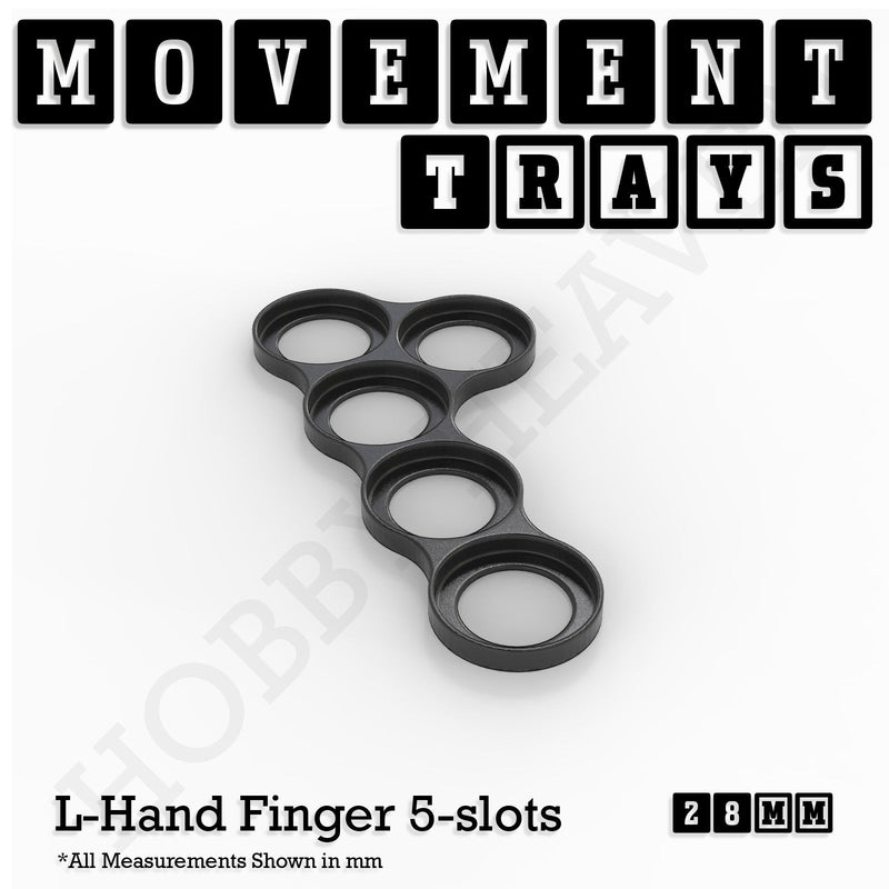 28mm Movement Trays for Tabletop Games | Wargaming | Full Range - Only-Games