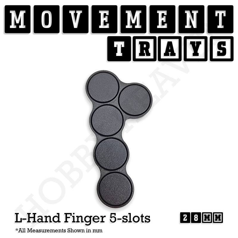 28mm Movement Trays for Tabletop Games | Wargaming | Full Range - Only-Games