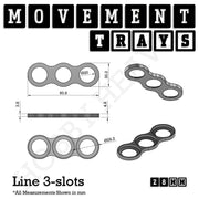 28mm Movement Trays for Tabletop Games | Wargaming | Full Range - Only-Games