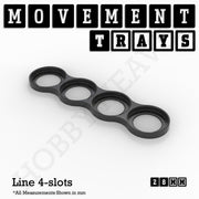 28mm Movement Trays for Tabletop Games | Wargaming | Full Range - Only-Games