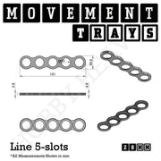 28mm Movement Trays for Tabletop Games | Wargaming | Full Range - Only-Games