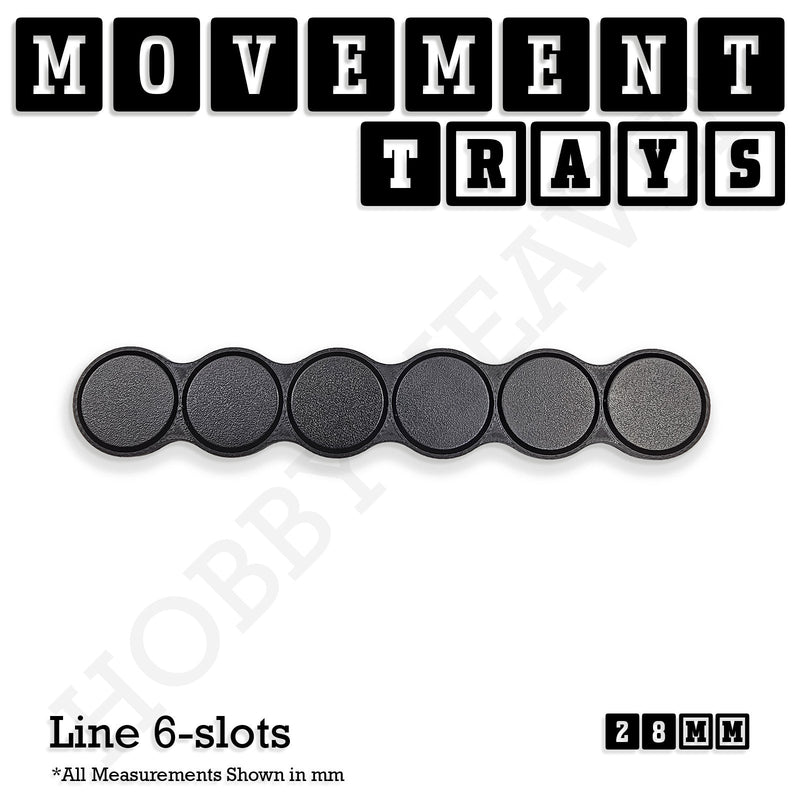 28mm Movement Trays for Tabletop Games | Wargaming | Full Range - Only-Games