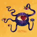 Valentine's Day Monster Card