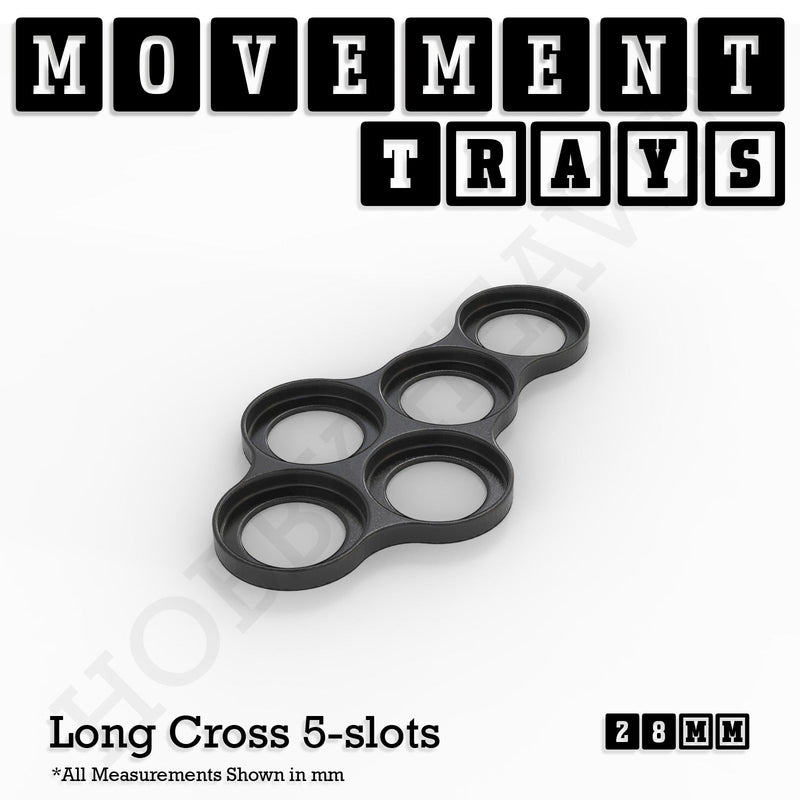 28mm Movement Trays for Tabletop Games | Wargaming | Full Range - Only-Games