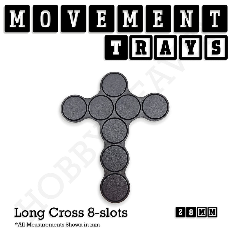 28mm Movement Trays for Tabletop Games | Wargaming | Full Range - Only-Games