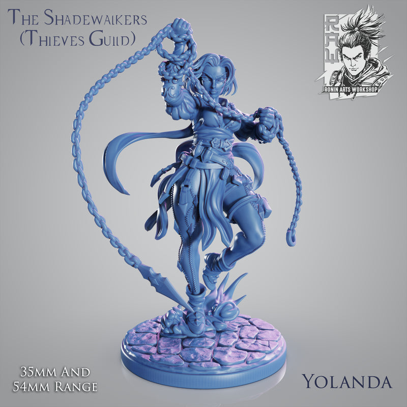 Yolanda - Female Elf Thief - Only-Games