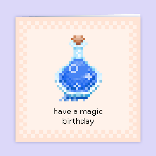 Mana Potion Birthday Card - Only-Games