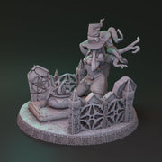 Mysterious witchcraft of Lionila - Marina von Litta diorama 32mm - Only-Games