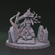Mysterious witchcraft of Lionila - Marina von Litta diorama 32mm - Only-Games