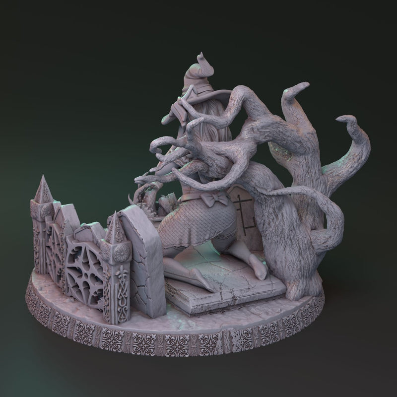 Mysterious witchcraft of Lionila - Marina von Litta diorama 32mm - Only-Games