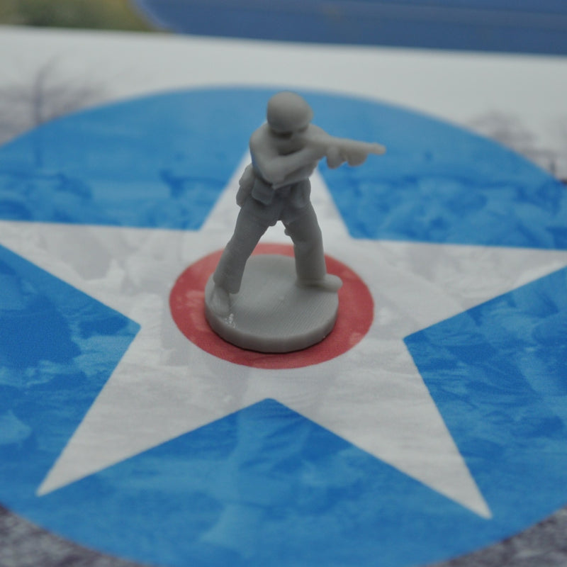 1/72 WW2 US Marine Pose 1 (x10) - Only-Games