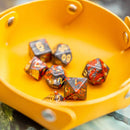 Black Splatter Dice Set