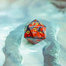 Black Splatter Dice Set