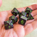 Green Witch Dice Set