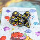 Yellow Witch Dice Set
