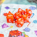 Red Pearl Dice Set