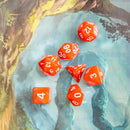 Red Pearl Dice Set